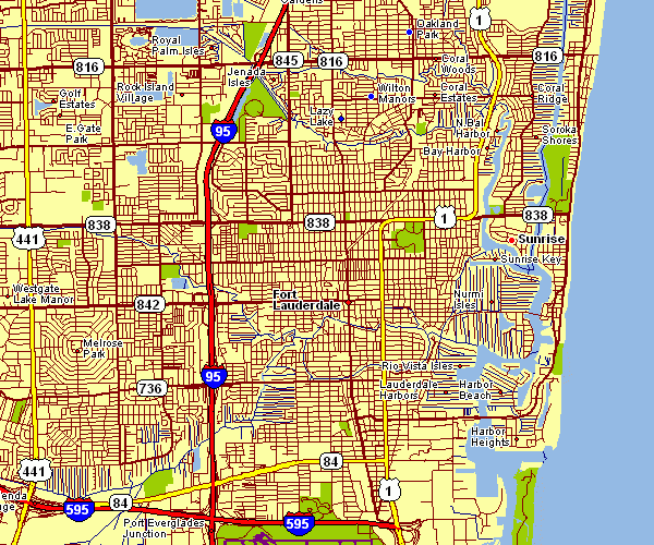 Map Of Fort Lauderdale Florida Terminal Map Map Of Fort Lauderdale Florida Terminal Map