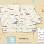 Map Of Iowa State USA Nations Online Project