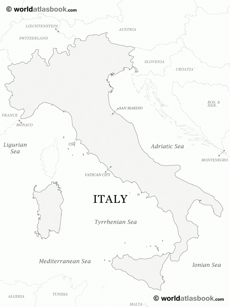 Map Of Italy Political In 2019 Free Printables Italy 