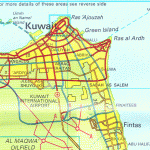 Map Of Kuwait City TravelsMaps Com