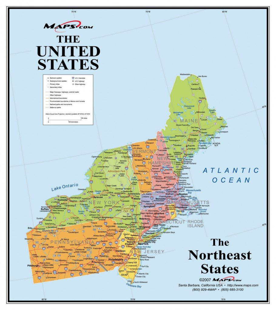 Map Of Northeast Region Us Usa With Refrence States Map Of Northeast Region Us Usa With Refrence States