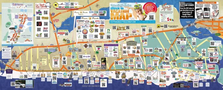 Map Of Panama City Beach Florida Printable Maps