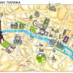 Map Of Sights In Paris Paris Tourist Map New Zone