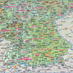 Map Of Southern Germany Region In Gemany Welt Atlas de
