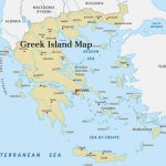 Map Of The Greek Islands Mykonos Santorini Crete