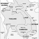 MAP Thailand Laos Cambodia Vietnam Thailand Map