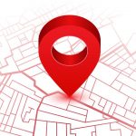 Map With Location Pin 1265765 Vector Art At Vecteezy
