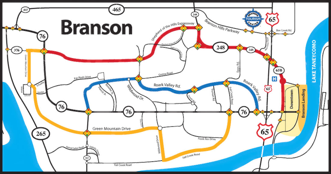 Maps Rent Branson