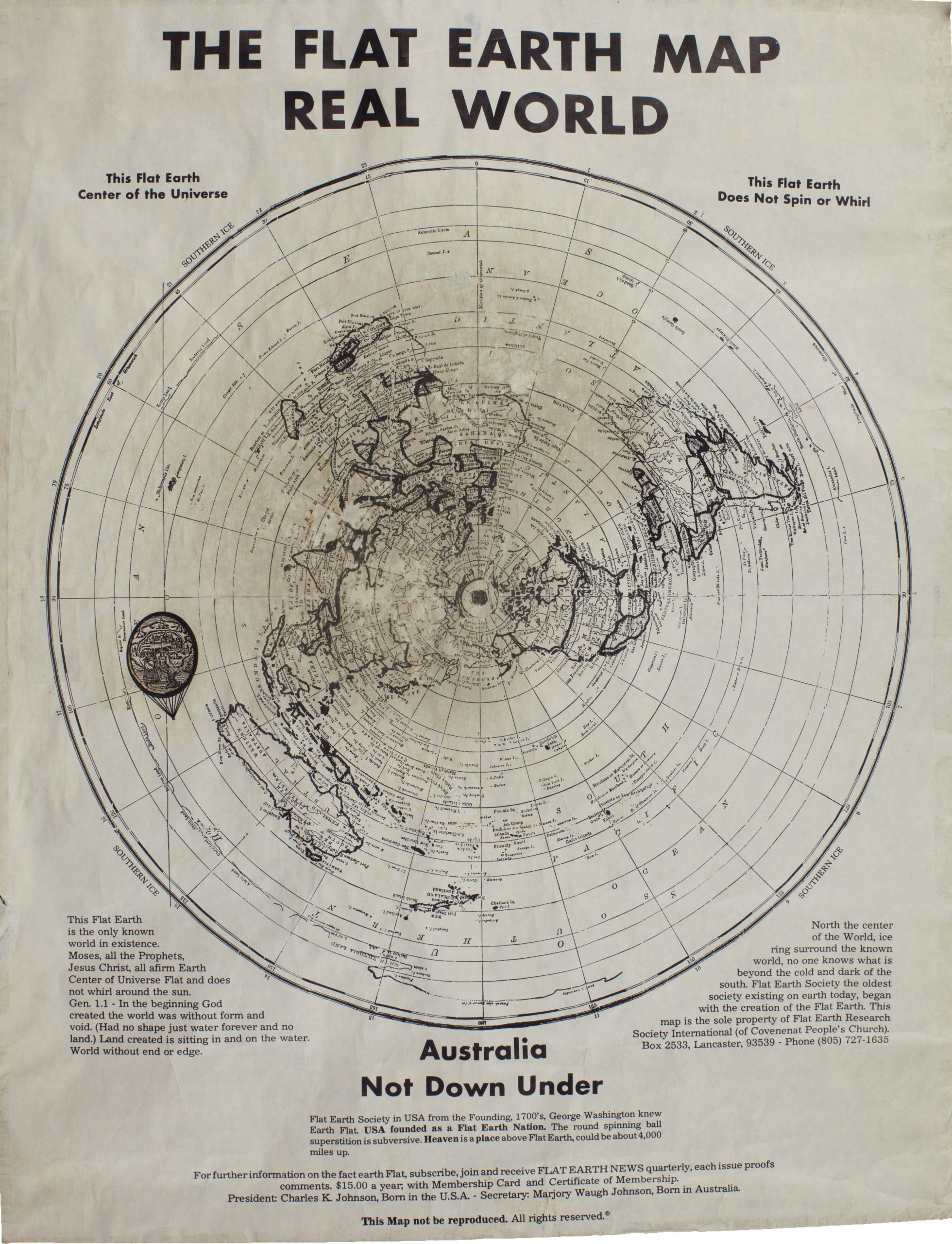 Maps The Biblically Flat Earth