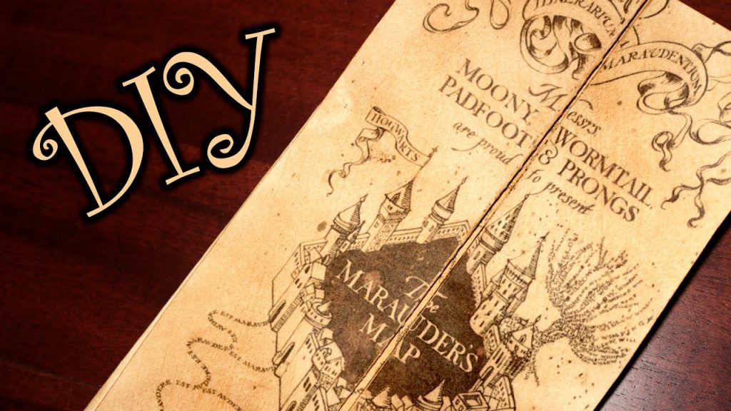 Marauder s Map Harry Potter Marauders Map Map 