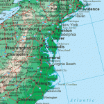 Mid Atlantic States And Capitals Map Printable Map