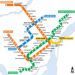 Montreal Metro Map With Streets Pdf