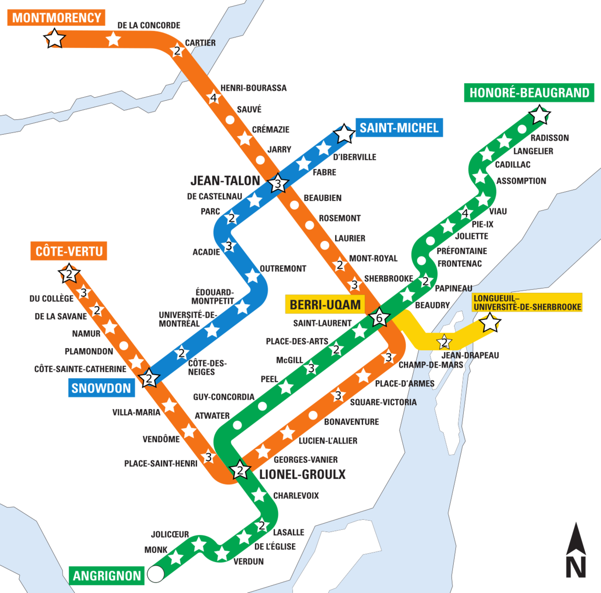 Montreal Metro Map With Streets Pdf