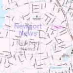 Newport News VA Map