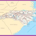 North Carolina Political Map Large Printable Standard