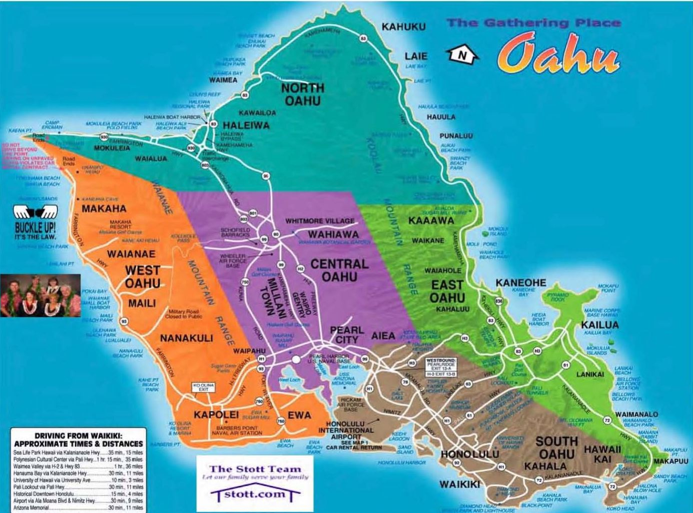 Oahu Hawaii Tourist Map Oahu Hawaii Mappery Oahu Hawaii Tourist Map Oahu Hawaii Mappery