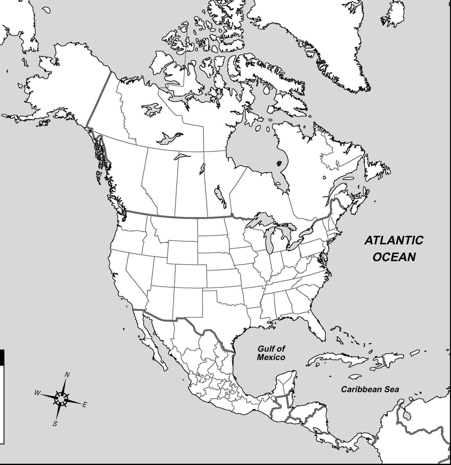 Online Maps Blank Map Of North America Online Maps Blank Map Of North America