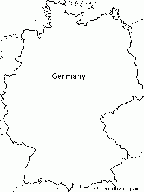 Outline Map Research Activity 1 Germany Outline Map Research Activity 1 Germany