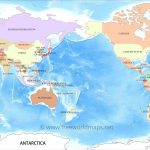 Pacific Centered World Map