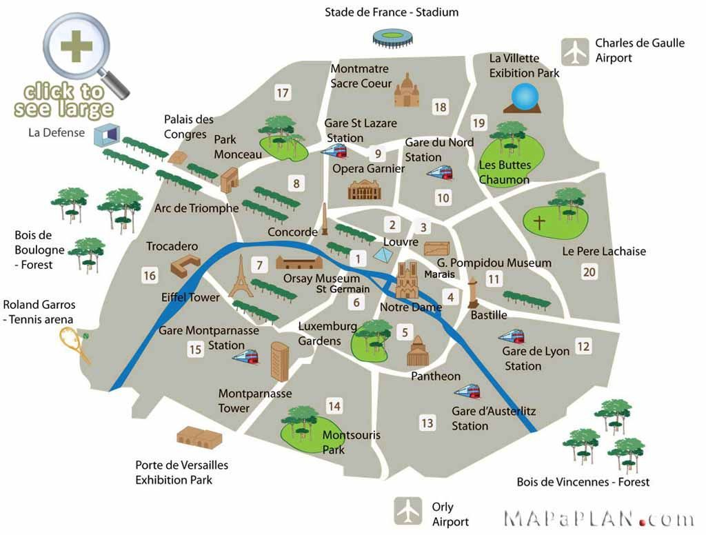 Paris Attractions Paris Top Tourist Attractions Map Fun Paris Attractions Paris Top Tourist Attractions Map Fun