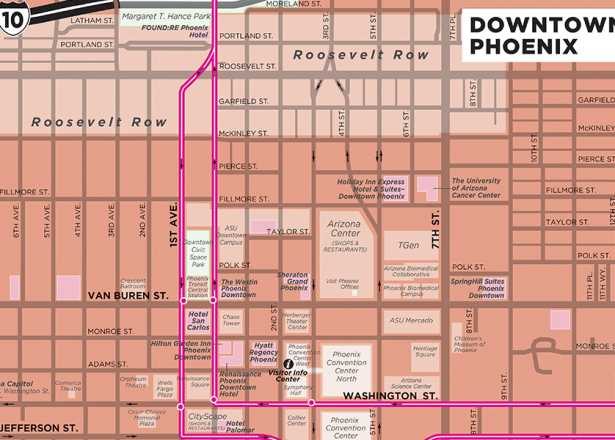 Printable Map Of Downtown Phoenix – Printable Map of The United States