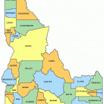 Printable Idaho Maps State Outline County Cities