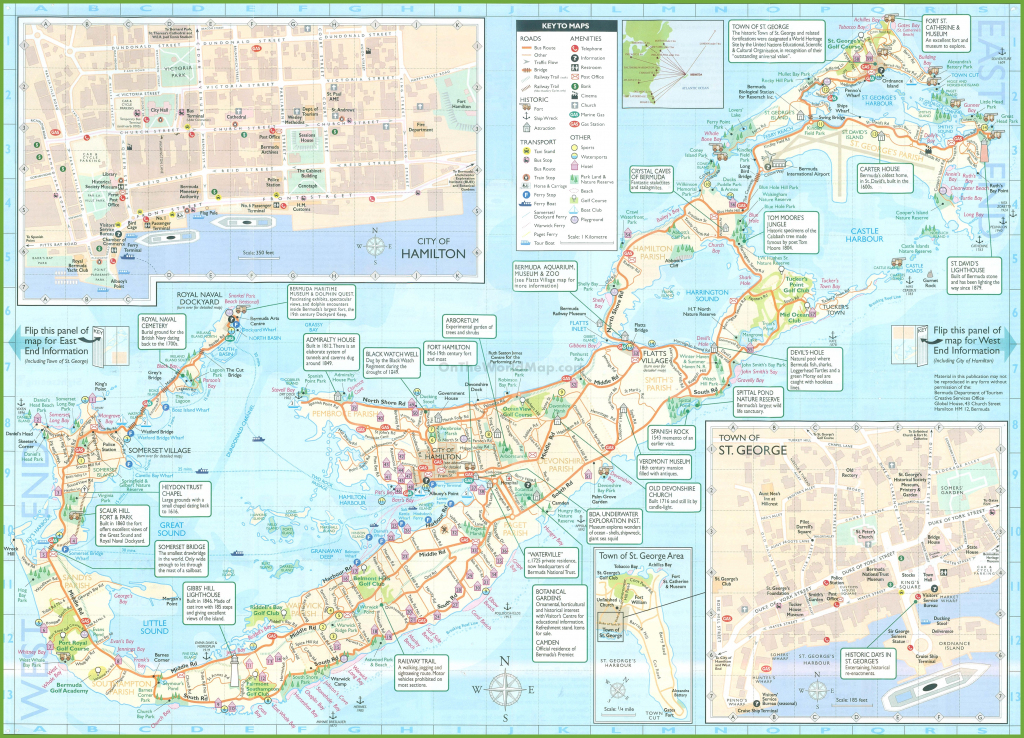 Printable Map Of Bermuda Printable Maps