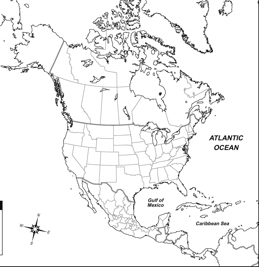 Printable Map Of North America Continent Printable US Maps Printable Map Of North America Continent Printable US Maps