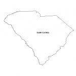 Printable Map Of The State Of South Carolina