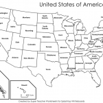 Printable Usa Blank Map Pdf With United States Map