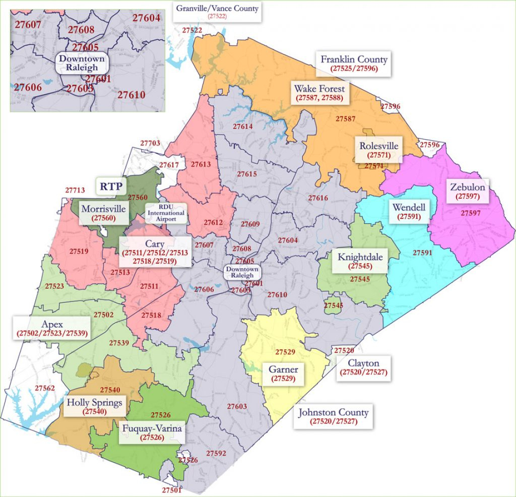 Raleigh Zip Code Map For Printable Map Of Downtown Raleigh Raleigh Zip Code Map For Printable Map Of Downtown Raleigh