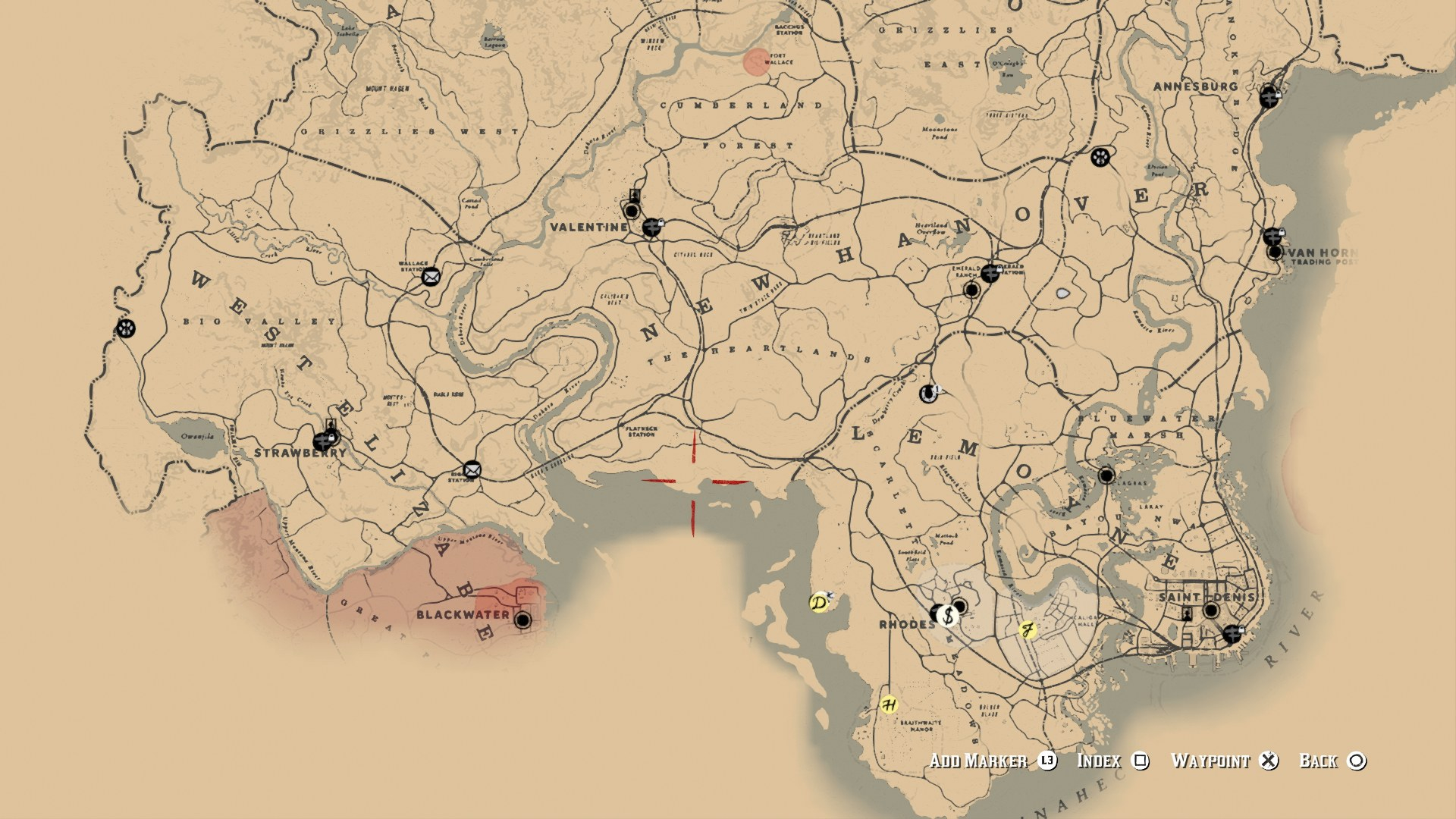 Red Dead Redemption 2 Map Complete Map Overview How To 