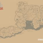 Red Dead Redemption 2 Map Full Official World Map Of