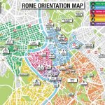 Rome Sightseeing Map Map Of Rome Tourist Sites Lazio