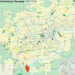 Shanghai Maps China Tourist Attractions Districts City
