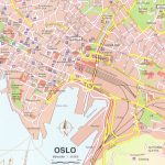 Stadtplan Von Oslo Detaillierte Gedruckte Karten Von