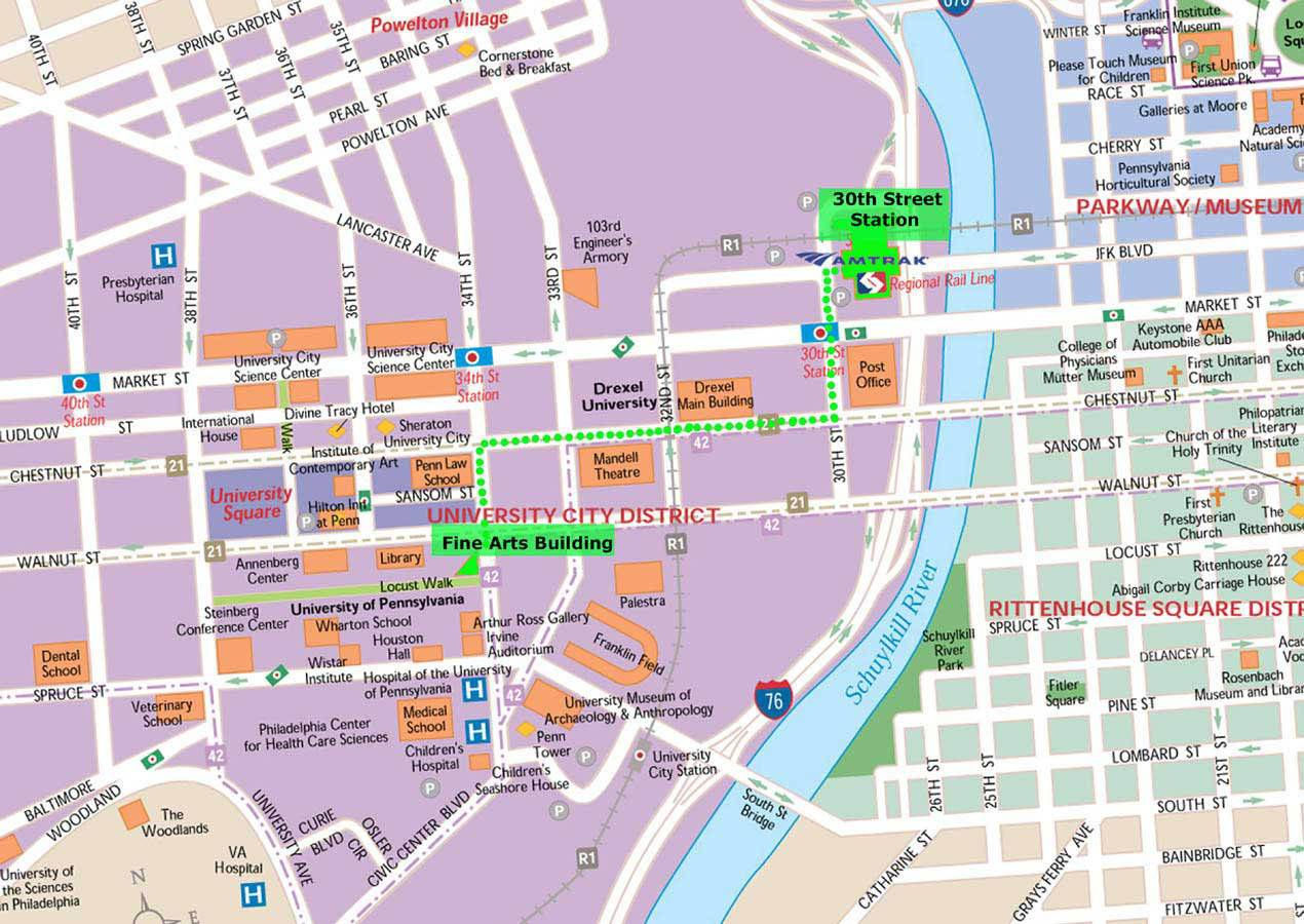 Stadtplan Von Philadelphia Detaillierte Gedruckte Karten Stadtplan Von Philadelphia Detaillierte Gedruckte Karten