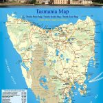 Stadtplan Von Tasmania Detaillierte Gedruckte Karten Von