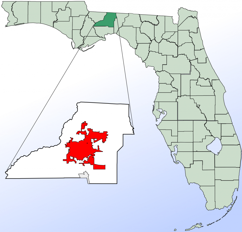 Tallahassee On The Map Of Florida Printable Maps