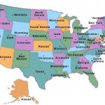 The 50 State Capitals Map Printable Map