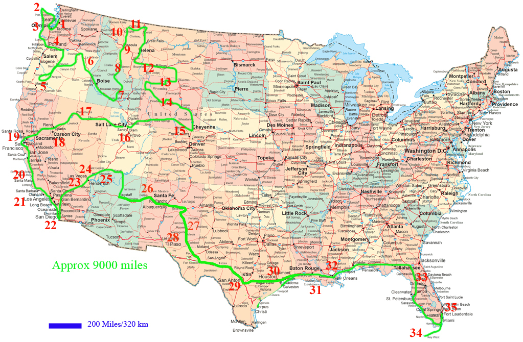 Us Travel Map Kayt