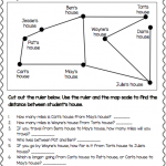 Using A Map Scale Worksheets Free Map Activities