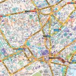 VINYL Central London Street Map Large Size 1 2m D X 1 67m W