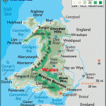 Wales Map And Wales Satellite Image