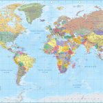 Wall Maps Of The World Throughout Printable World Map