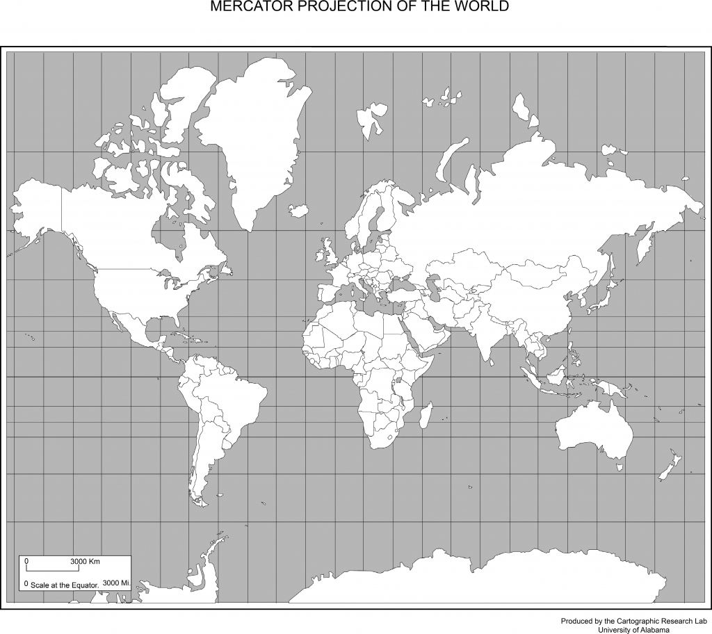 World Map Mercator Projection Printable Printable Maps