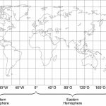 World Map With Latitude And Longitude Lines Printable