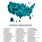 Your Printable U S National Parks Map With All 63 Parks