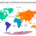 Best Printable Map Of Continents And Oceans Powerpoint