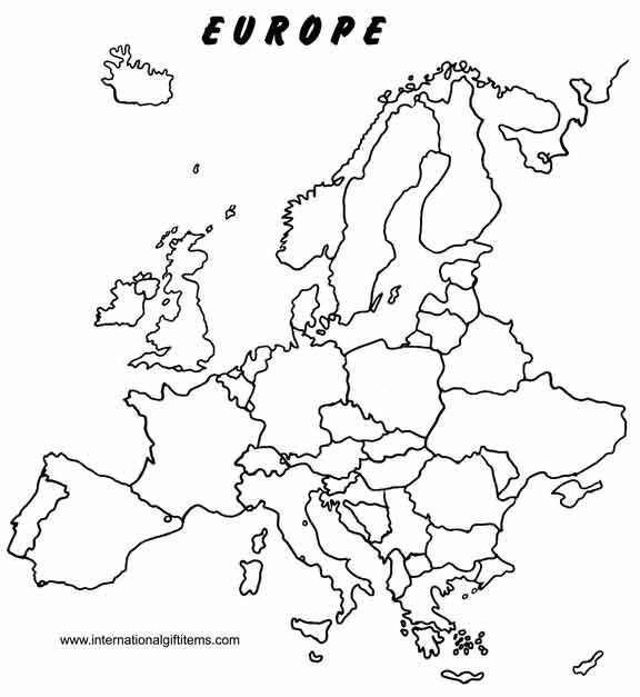 Blank Map Of Western Europe Printable Best Photos Of 